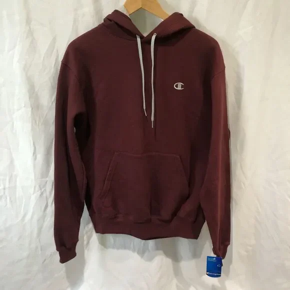 Champion Shirts Champion Rn5763 Mens Maroon Pullover Hoodie